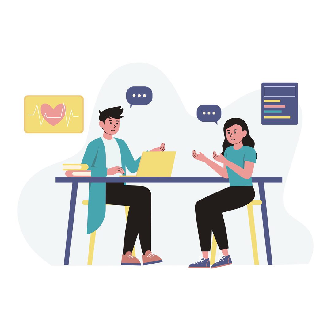 Contact illustration